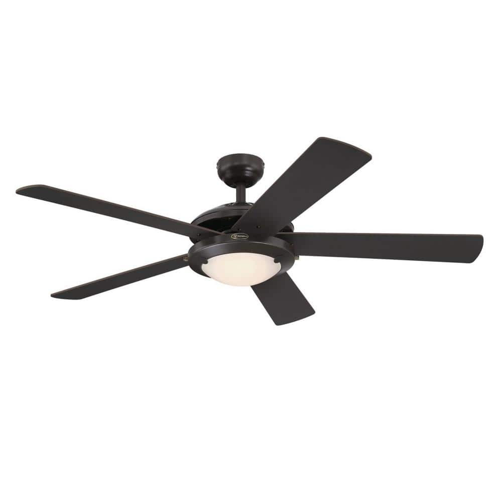 Westinghouse Comet 52 in Integrated LED Indoor Espresso Ceiling Fan with Light Kit