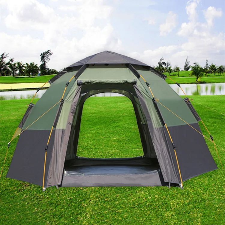 Factory Wholesale Outdoor Waterproof Hiking Portable Camping Tent 6 Person Instant Pop Up Tent Automatic Tent