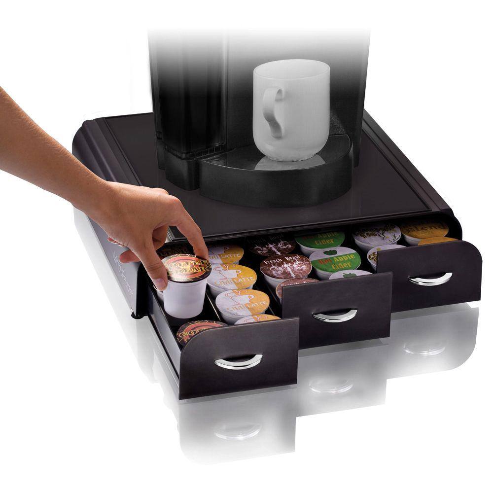 Mind Reader Anchor 36-Capacity Black K-Cup Storage Drawer TRY01-BLK