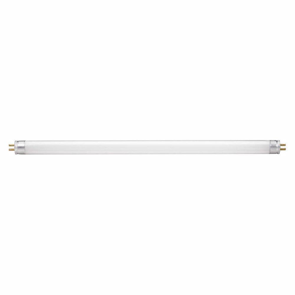 Philips 8-Watt 12 in. Linear T5 Fluorescent Tube Light Bulb Cool White (4100K) (25-Pack) 332478