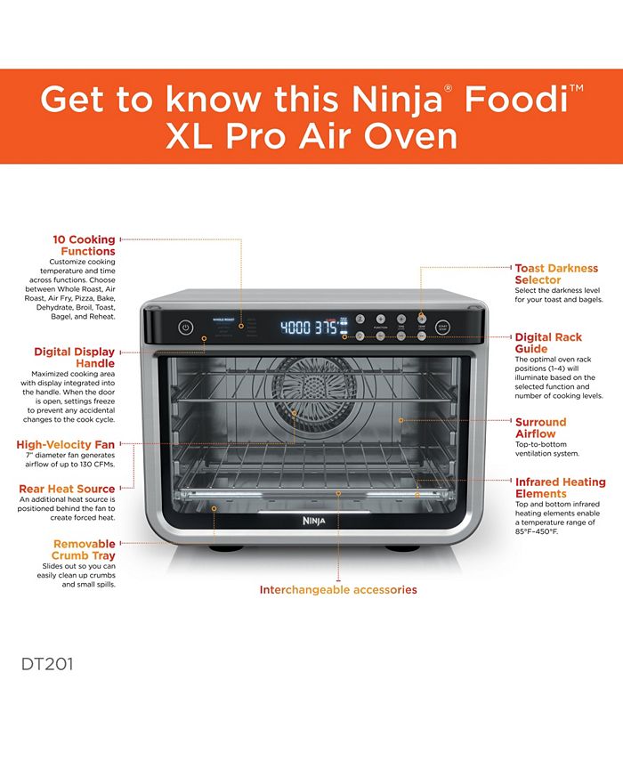 Ninja DT201 Foodi 10-in-1 XL Pro Air Fry Oven