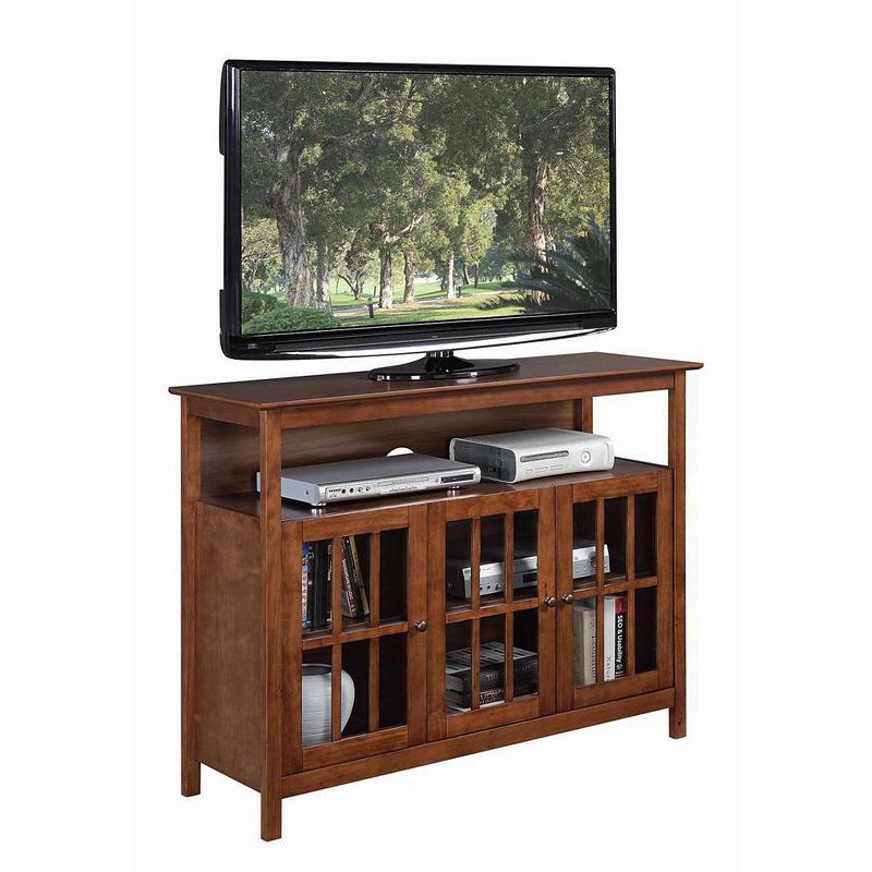 Convenience Concepts Big Sur Deluxe TV Stand with Storage Cabinets and Shelf for TVs up to 55 Inches