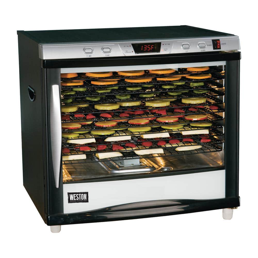 Weston Pro1200 12Tray Black Food Dehydrator with Temperature Control