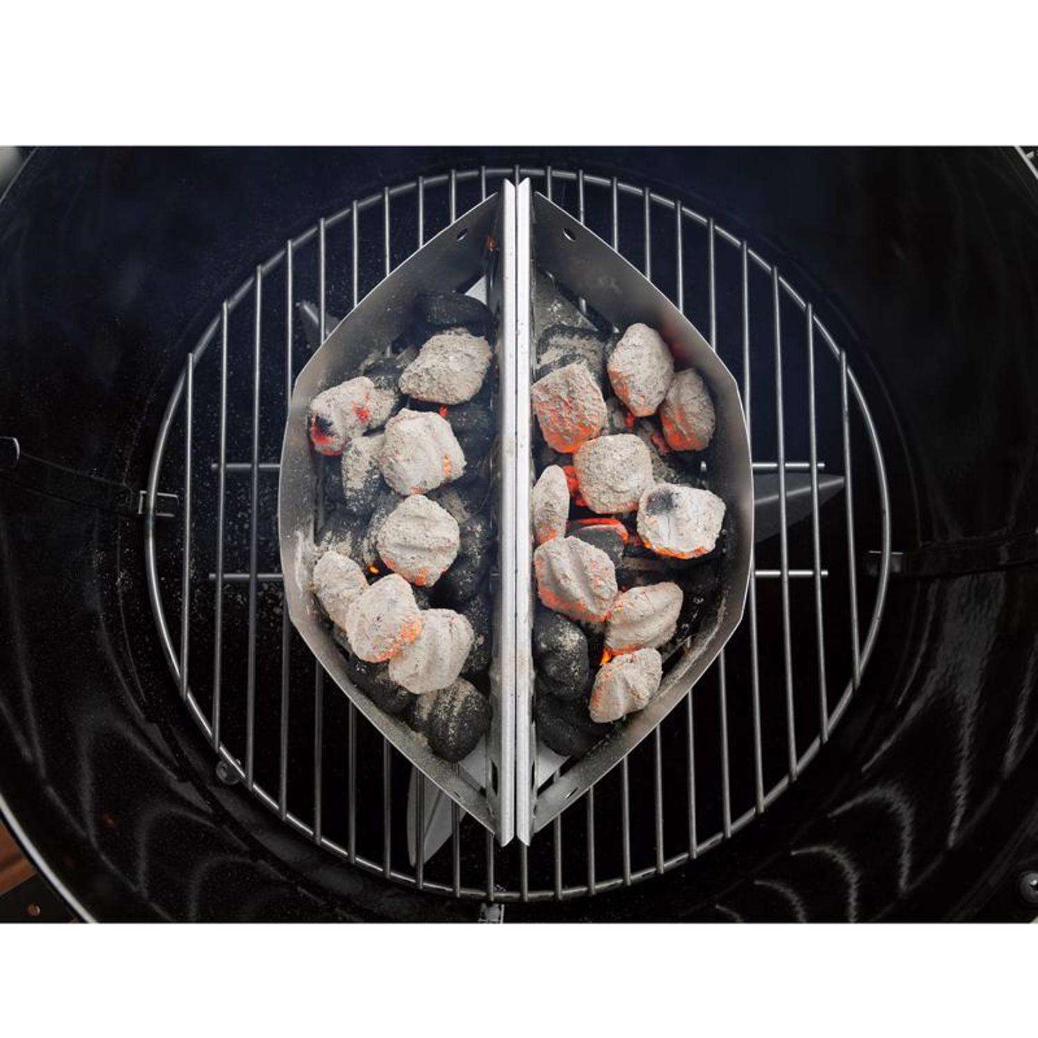 Weber Aluminum/Steel Briquette Holder 14.2 in. L X 3.6 in. W For Weber