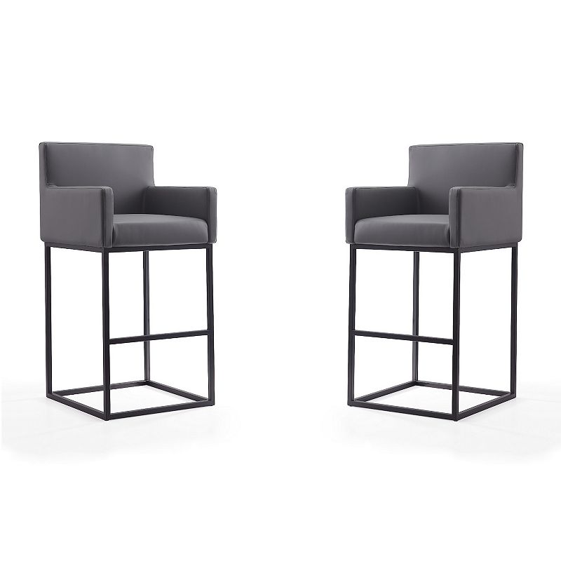 MANHATTAN COMFORT Ambassador Bar Stool 2-piece Set