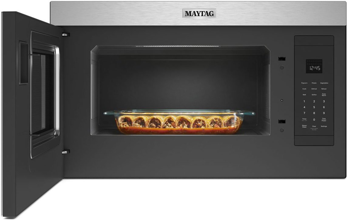 Maytag 1.1 Cu. Ft. Fingerprint Resistant Stainless Steel Over-The-Range Flush Built-In Microwave