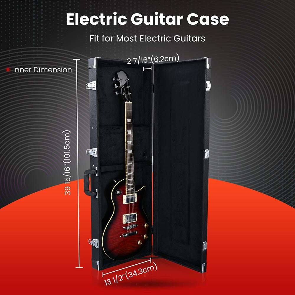 Yescom Lockable Universal Electric Guitar Hard-Shell Case 41