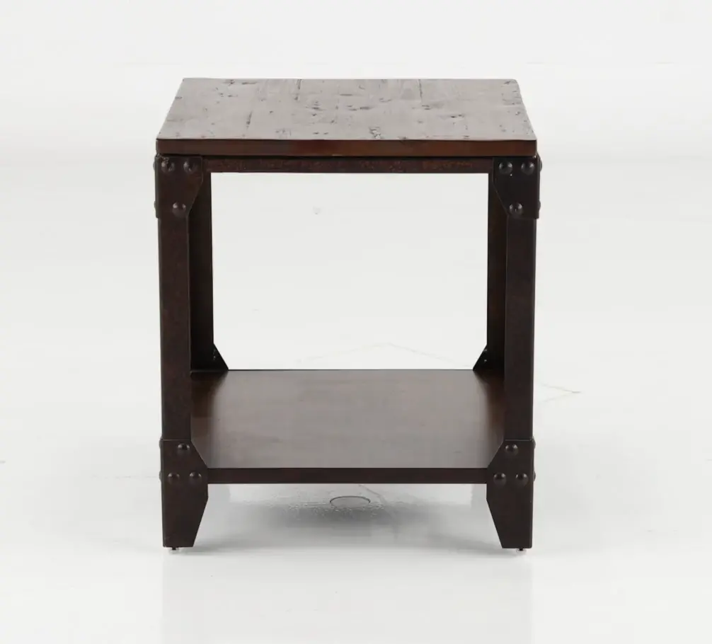 Pinebrook Rustic Pine End Table