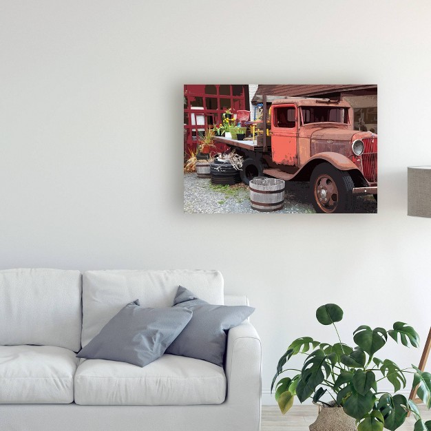 X 24 quot Memories Truck By Monte Nagler Trademark Fine Art