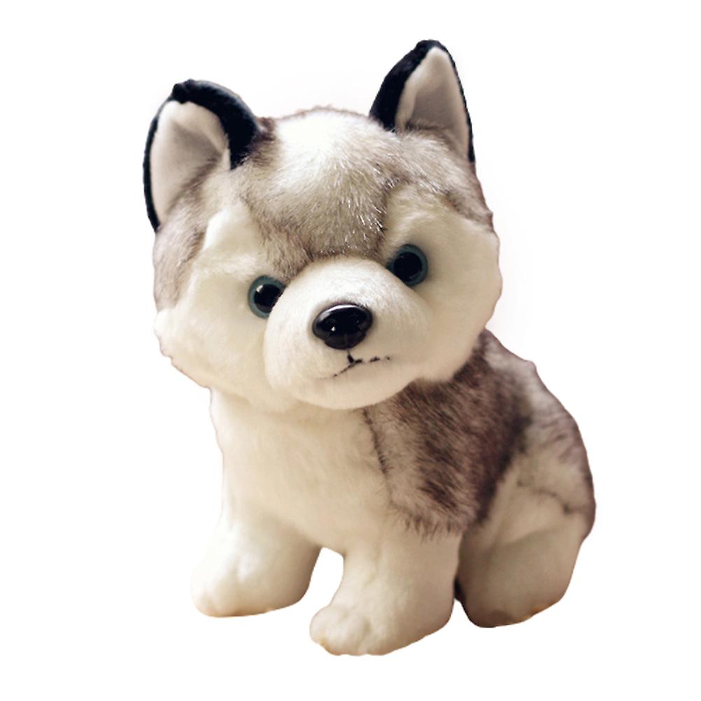 18CM Husky Plush Toys Simulation Pet Dog Stuffed Plush Toy Multipurpose Lovely Puppy Stuffed Doll for Birthday Gift Christmas New Year