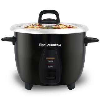 Elite Gourmet 10-cup Rice Cooker with 304 Stainless-Steel Inner Pot ERC2010BX