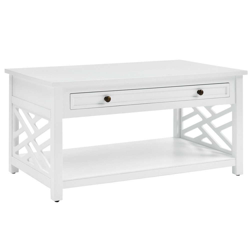 Porch   Den Altadena 3 piece Coffee and End Table Set with Drawers