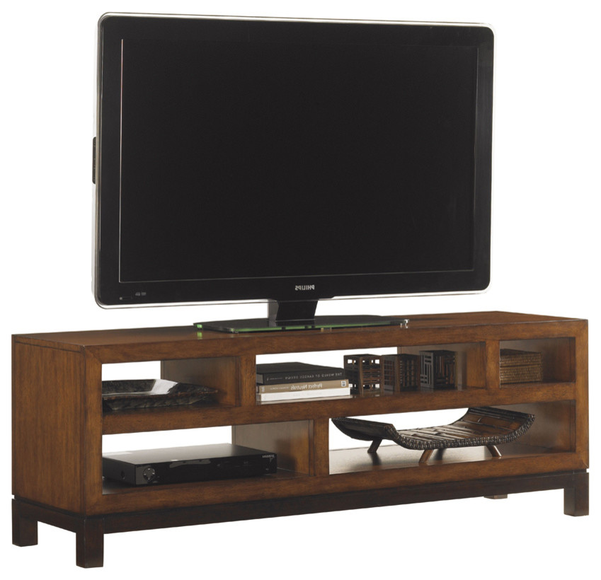 Pacifica Media Console   Transitional   Entertainment Centers And Tv Stands   by Homesquare  Houzz