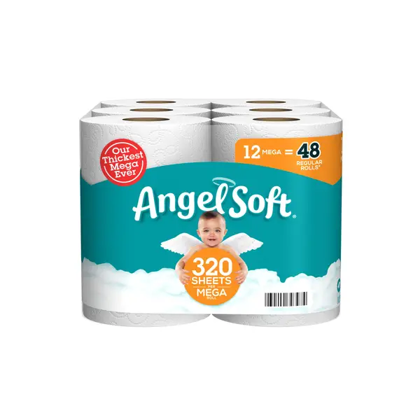 Angel Soft 12-Count Mega Roll Toilet Paper