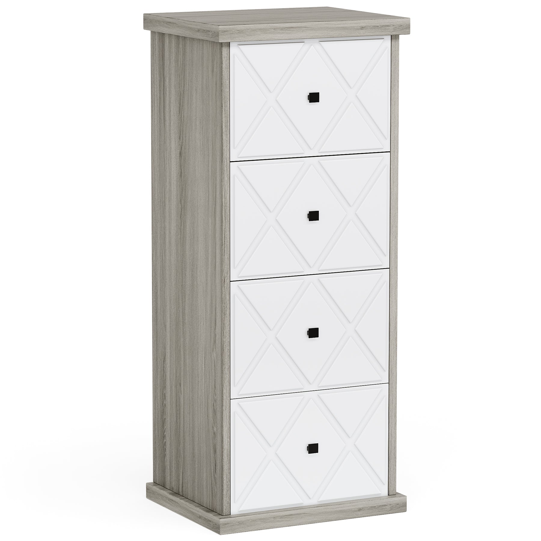 4-Drawer File Cabinet, Vertical Storage Filing Cabinet