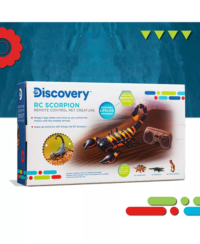 Discovery Kids RC Scorpion  Glow In The Dark Body  Wireless Remote-Control Toy for Kids