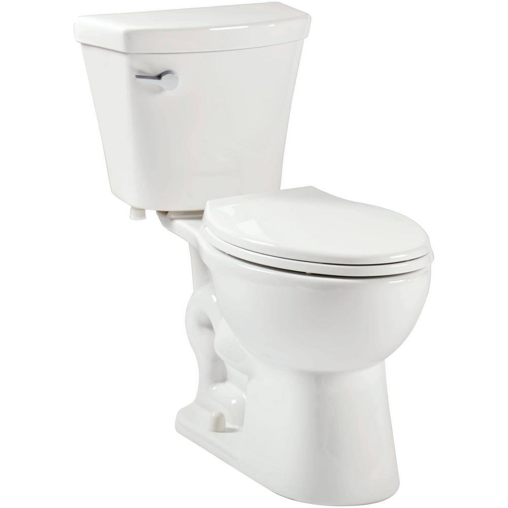 Delta Turner 2-piece 1.28 GPF Single Flush Elongated Toilet in White C43908-WH