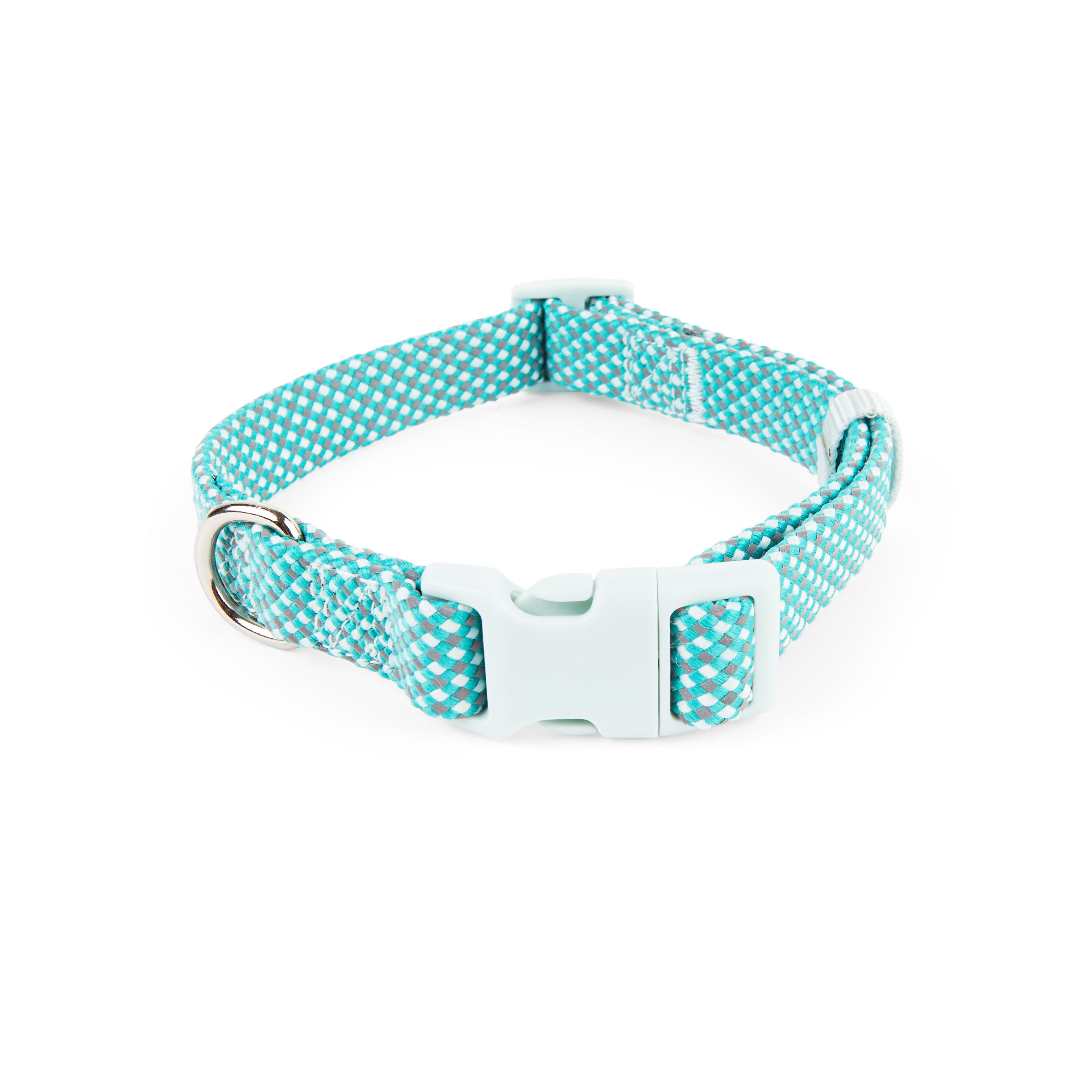 YOULY Teal Reflective Dog Collar， Small