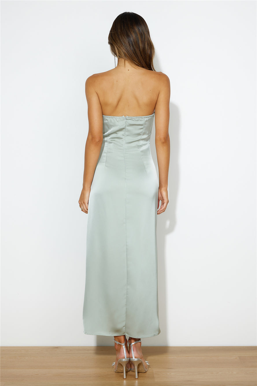 Stand Out Girl Maxi Dress Sage