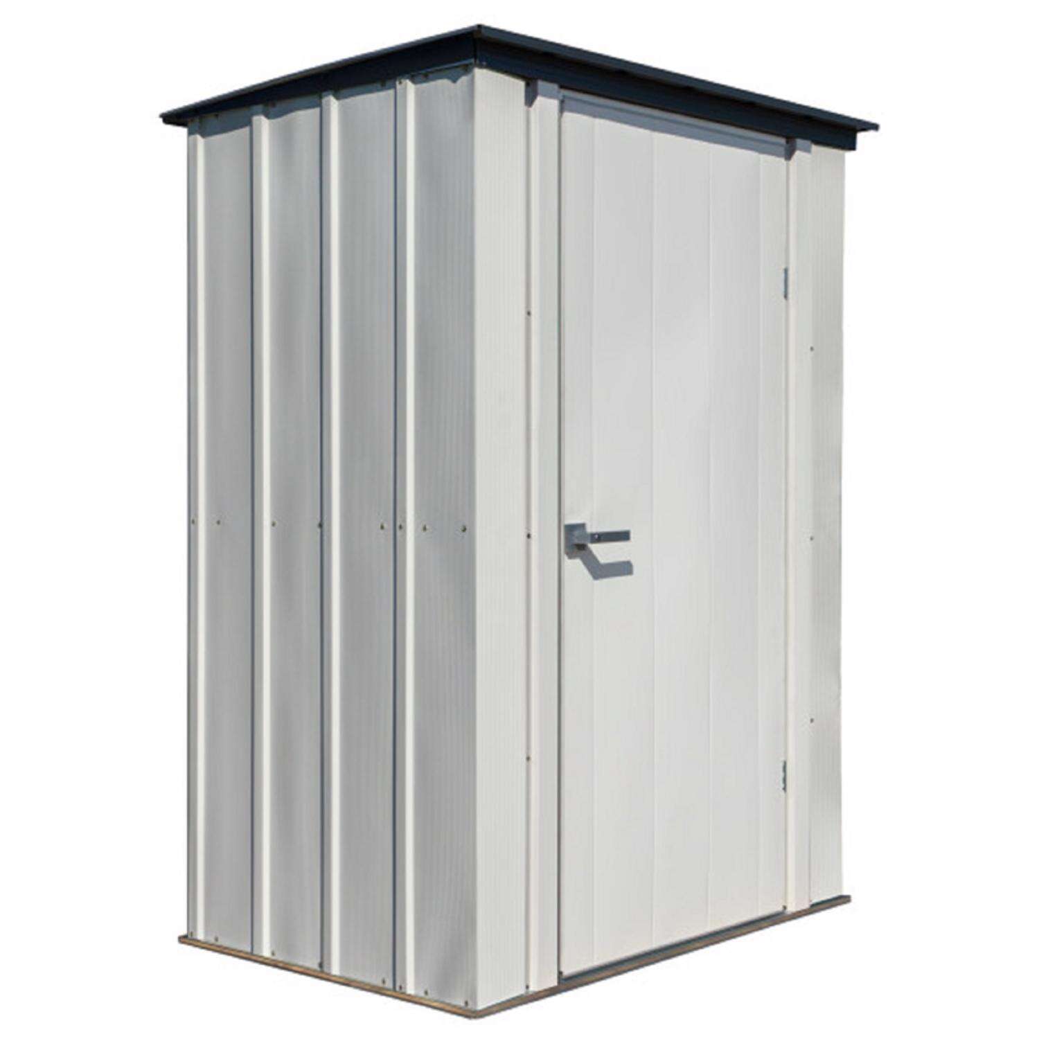 ShelterLogic Spacemaker 4 ft. x 3 ft. Metal Vertical Pent Storage Shed without Floor Kit