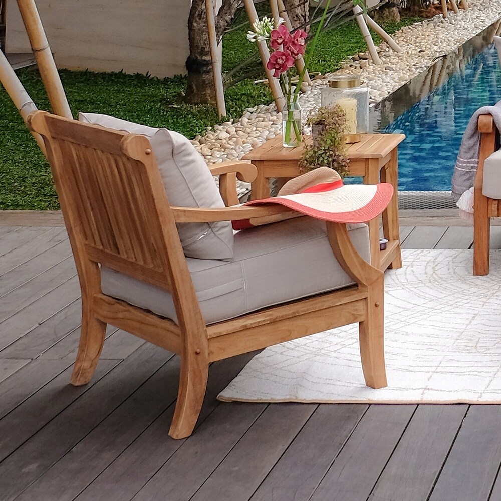 Cambridge Casual Chara 3 piece Outdoor Teak Wood Chat Set