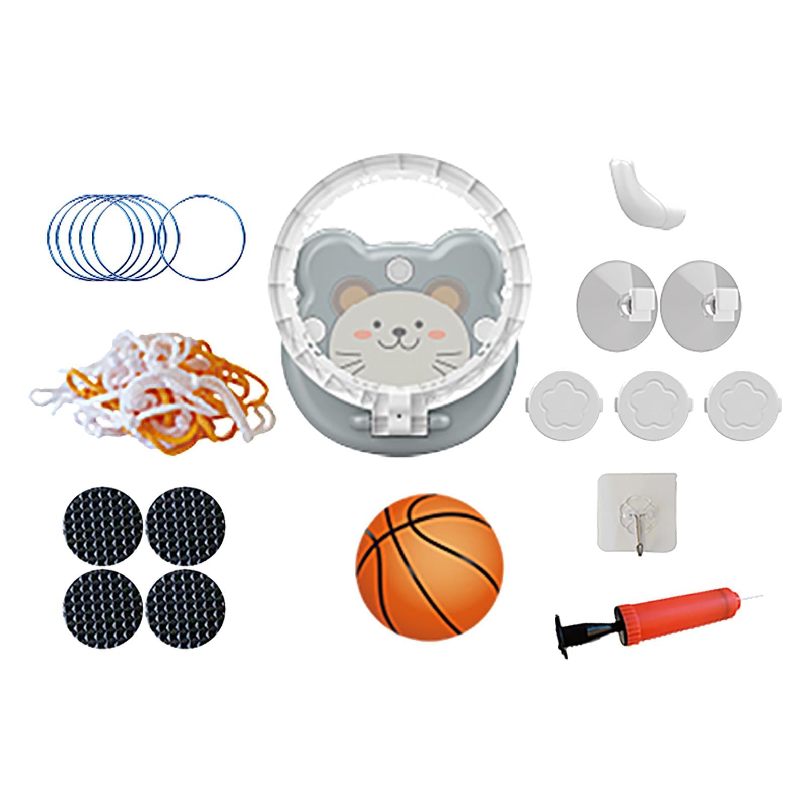 Portable Basketball Hoop Toys Balls Playset Sport Toys Basketball Game for Wall