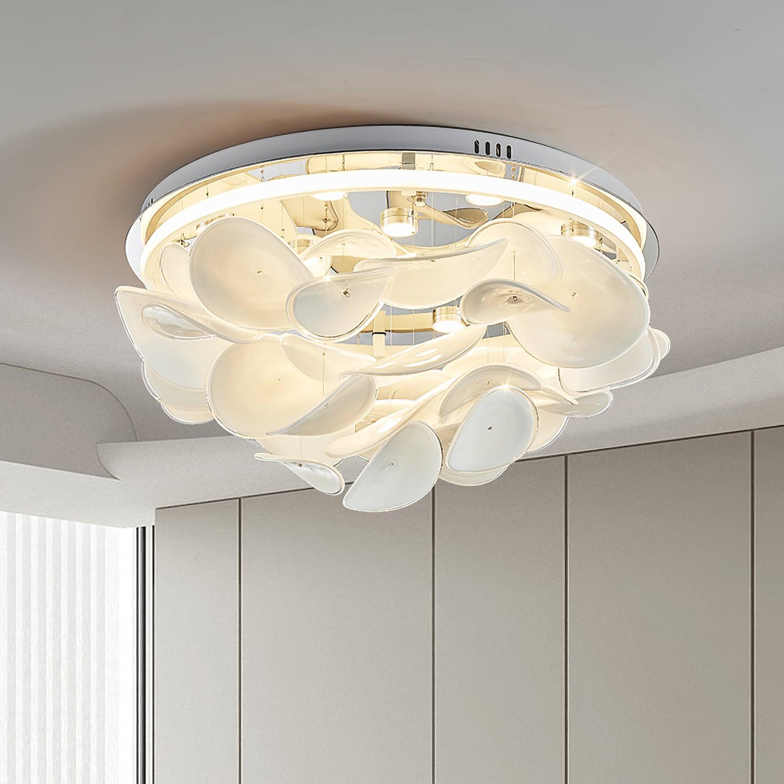 French Radici Petal Ceiling Lamp