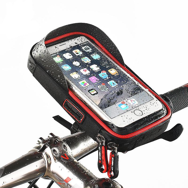 Rainproof bike handlebar phone case