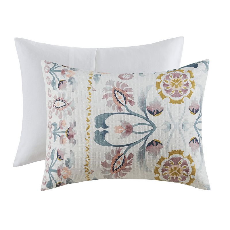 Madison Park Chloe 3-Piece Floral Duvet Cover Set