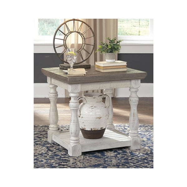 Signature Design by Ashley Ivy Hollow Rustic Rectangular End Table