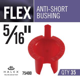 Halex 516 in. Flexible Metal Conduit (FMC) Anti-Short Bushing (35-Pack) 75400