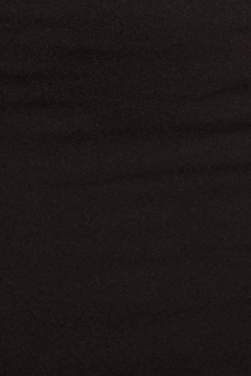 Black Mini Skirt Mid Rise Bodycon