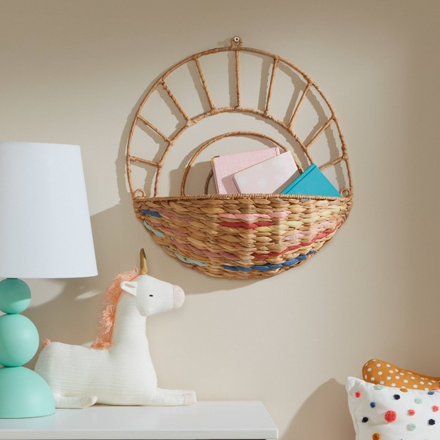 Hanging Woven Kids x27 Basket