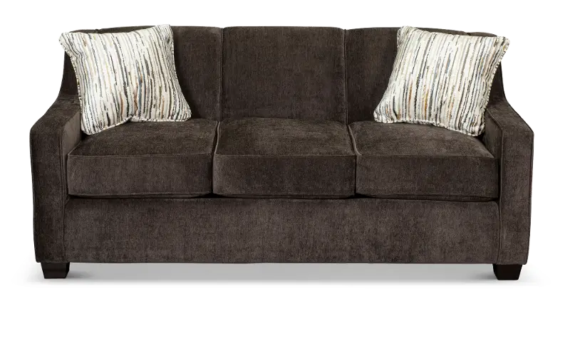 Marinette Dark Brown Convertible Full Sleeper Sofa