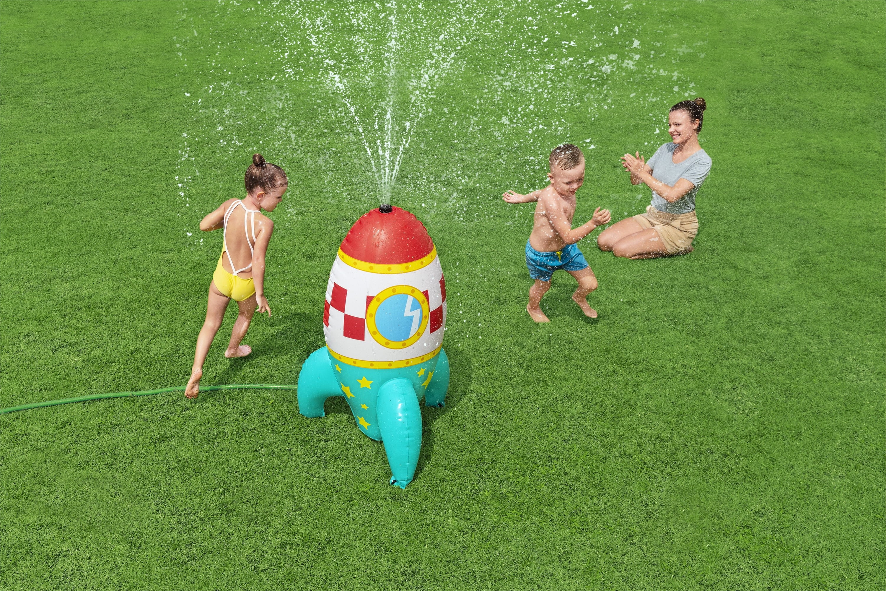 H2OGO! 40 in. Space Blast Kids Inflatable Sprinkler