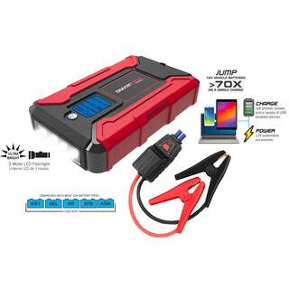 Smartech Products Smartech JS-15000N 15000 mAh Lithium Powered Vehicle Jump Starter and Power Bank Starter and Power Bank JS-15000N