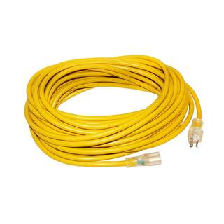 LifeSupplyUSA 75 ft. 163 SJT 13 Amp 125-Volt 1625-Watt Lighted End IndoorOutdoor Heavy-Duty Extension Cord 16375FT