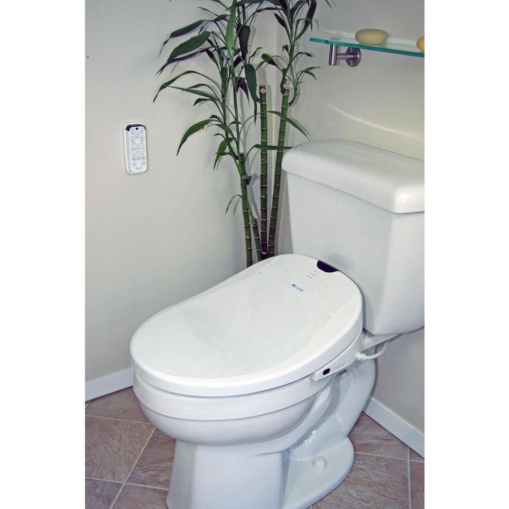 Brondell Swash 1000 Electric Bidet Seat for Elongated Toilet in White S1000-EW