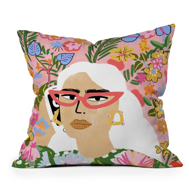 Alja Horvat Fashion Is Calling Me Outdoor Throw Pillow Deny Designs