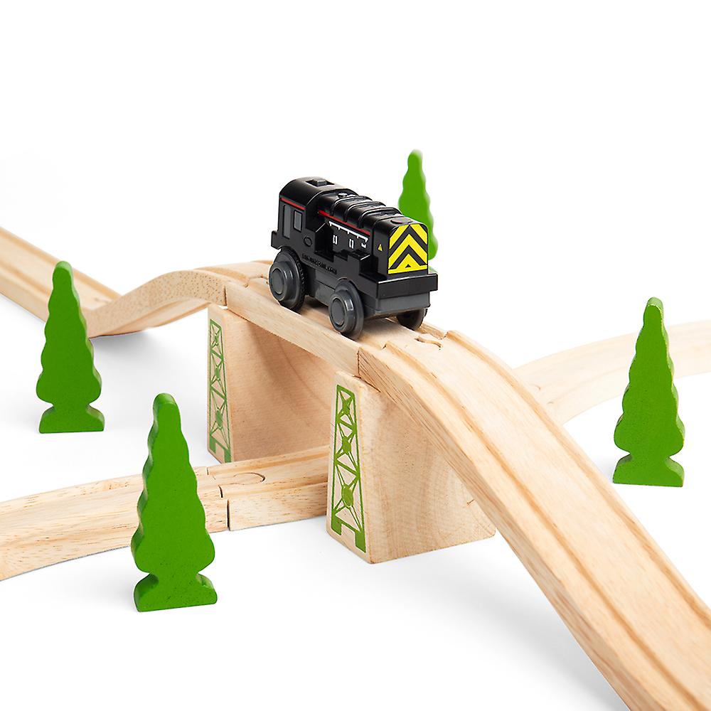 Bigjigs Rail Battery Operated Diesel Shunter - Battery Train For Kids Aged 3+