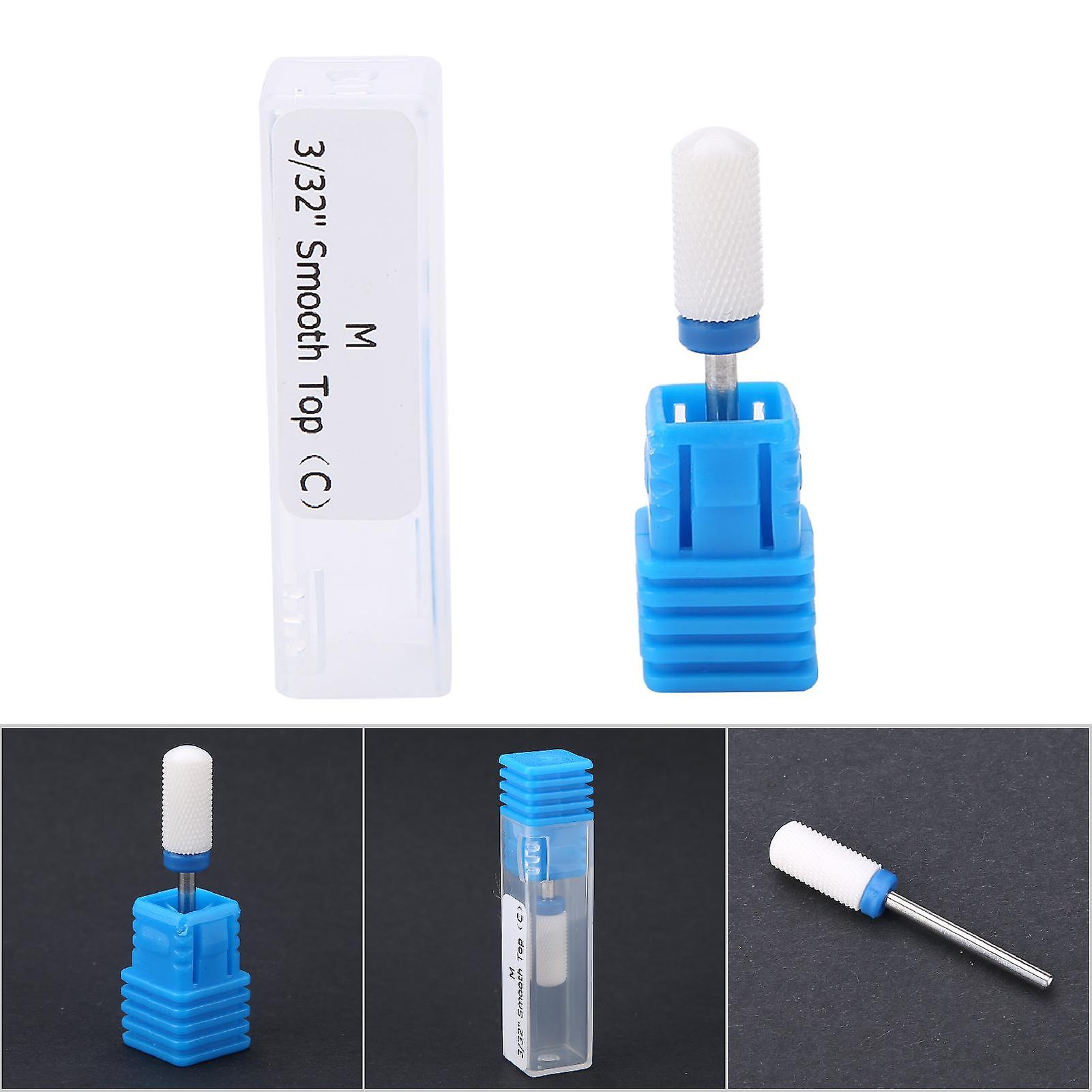 5 Type Of Ceramic Cylinder Shape Grinding Head Nail Drill Bit For Manicure Drills Machine 03#