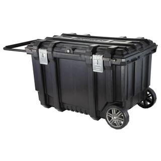 Husky 37 in. Rolling Tool Box Utility Cart Black 209261