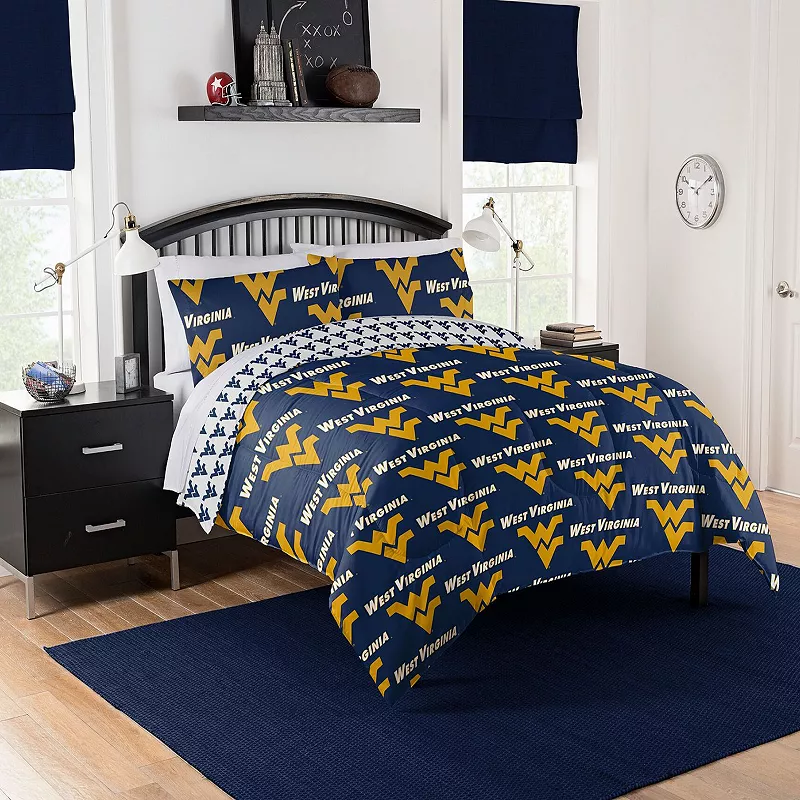 NCAA West Virginia Mountaineers Queen Bedding Set by The Northwest