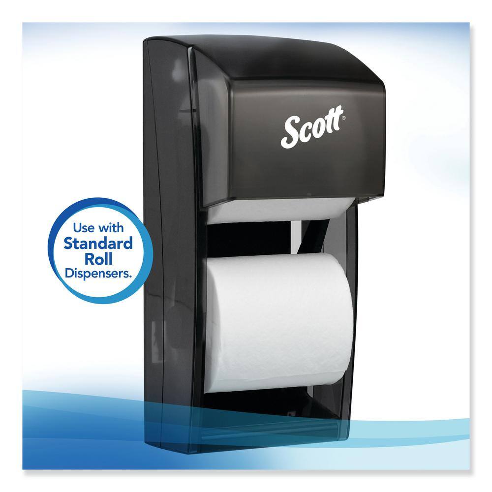 Scott Essential 100% Recycled Fiber SRB White Septic Safe 2-Ply Toilet Paper (506-Sheets Per Roll 80-RollsCarton) KCC13217