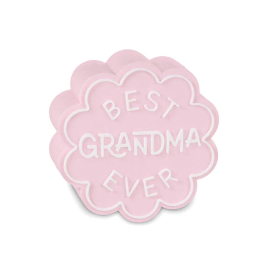 Hallmark  Charmers Best Grandma Ever Pink Silicone Charm