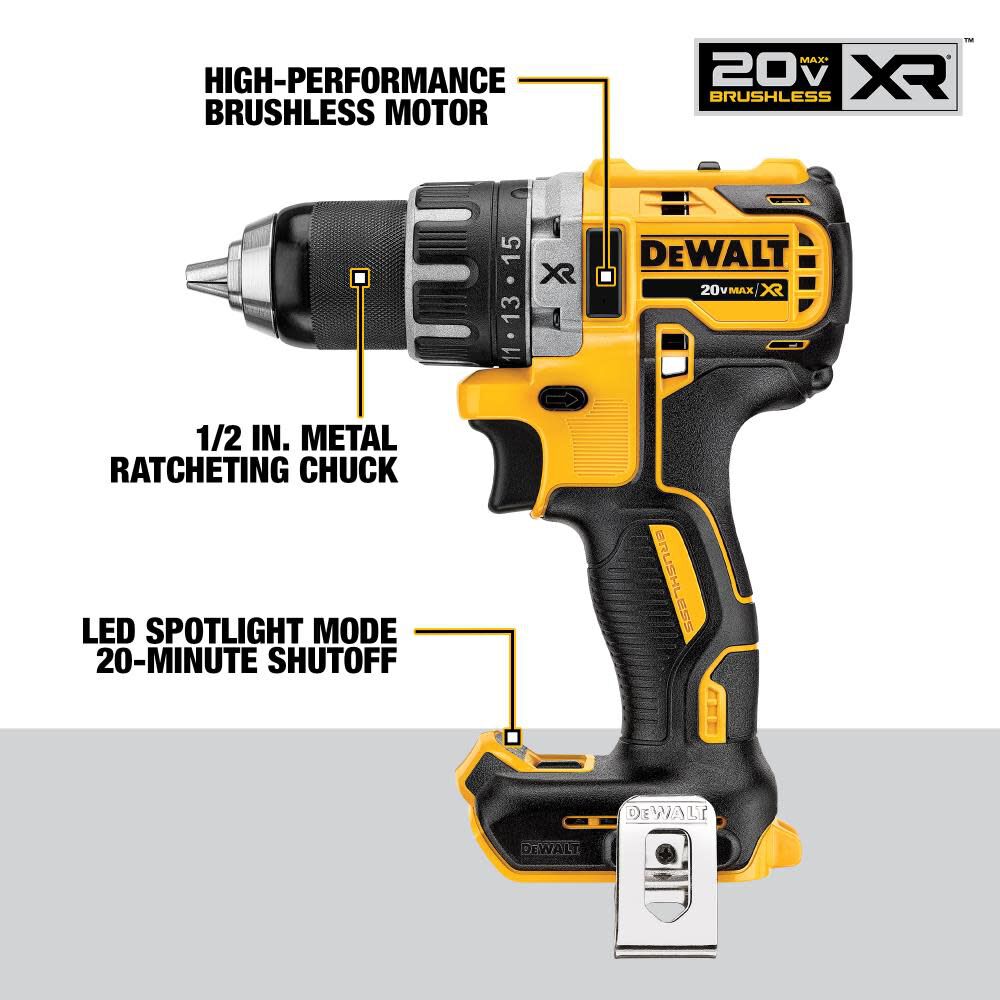 DW 20V XR 4 Tool Combo Kit DCK484D2 from DW