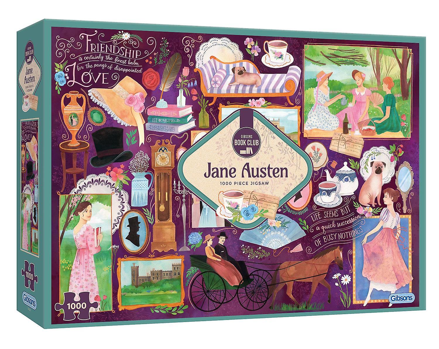 Gibsons Book Club: Jane Austen Jigsaw Puzzle (1000 Pieces)