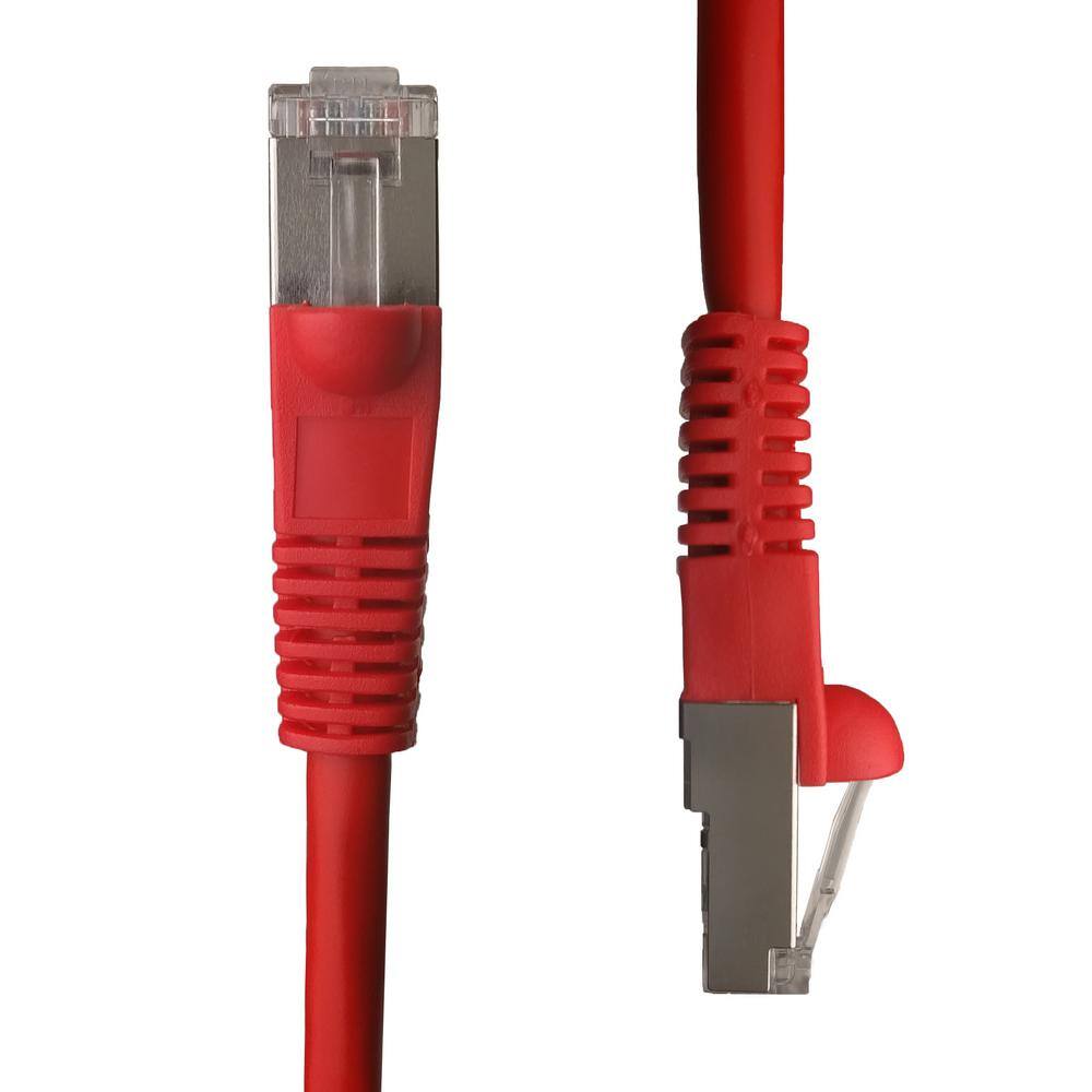 NTW 15 ft. Cat5e Snagless Shielded (STP) Network Patch Cable Red 345-S5E-015RD