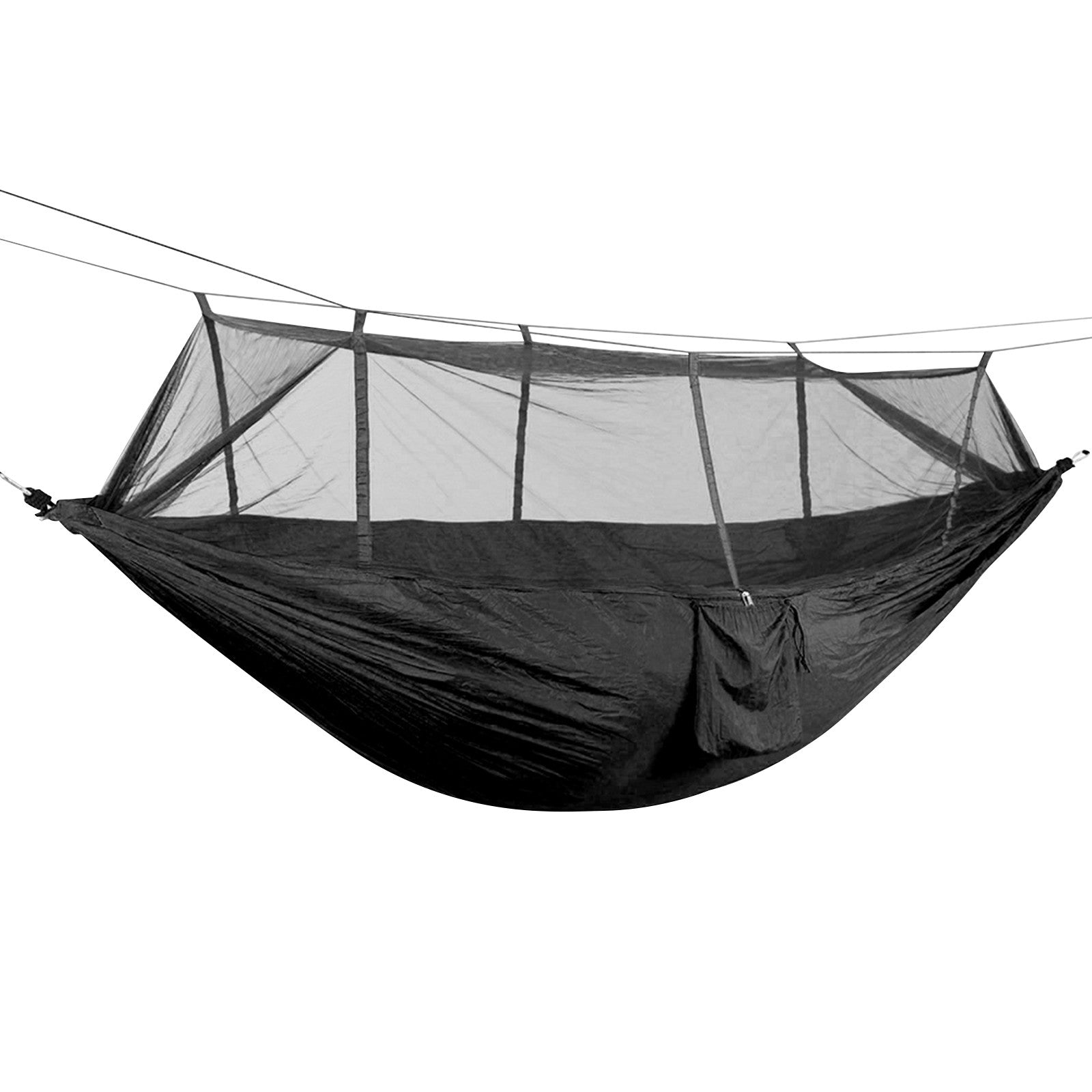 Camping Hammock Outdoor Camping Double Green Sky Tent Hammocks with Mosquito Net Small Camping Gear