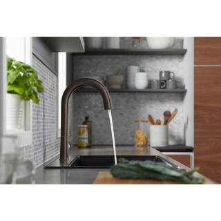 KOHLER Sensate Single-Handle Pull-Down Sprayer Kitchen Faucet with Konnect in Oil-Rubbed Bronze K-72218-WB-2BZ